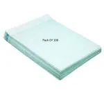 Shining Zon POLYNET ENVELOPE Super Adhesive Seal-Designed Paper Cloth Lined Green Envelopes Cover for Secure Mailing Size 10x12 Inches ( Pack Of 100)