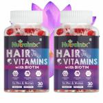 Nutrainix Hair Vitamins Gummy With Biotin 60 Veg Gummies