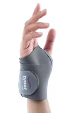 Tynor Wrist Brace with Thumb, Grey, Universal Size, 1 Unit