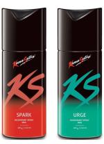 KS Spark & Urge Deodorant Spray 150ml Each (Pack of 2)