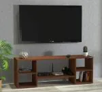 Anikaa Heider Engineered Wood TV Unit/ TV Stand/ TV Cabinet/ TV Entertainment Unit (Walnut) (Ideal for 55 Inch)(D.I.Y)