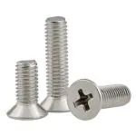 RELY (Pcs-25) M4x10mm CSK Phillips Head Screw Stainless Steel 304 | Countersunk Head Screws,Fully Thread,Machine Thread