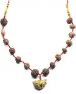 Shivoham 1-14 Mukhi, Ganesh and Gauri Shankar Rudraksha Siddha Mala Dori Necklace