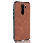 EXCLESIOR Xiaomi Redmi Note 8 Pro Coffee Shockproof, Solid Grip, PU leather Back Cover