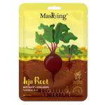 Masking fairness and glowing Jeju Root Beetroot + Collagen skin friendly Facial Sheet mask with natural root extract, 20 Ml Each pack of 1