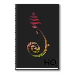 Navneet HQ| Hard Cover Ganesha Notebook| Design 5| Wiro / Spiral Bound| Single Line| A6 Size - 14.8 cm x 10.5 cm| 192 Pages| Pack of 2