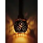 Coco Crafters Handmade Coconut Shell Hanging Decorative Lamp for Home / Office / Restarunts / Hotels