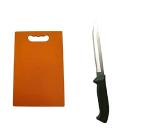 ShopiMoz Reversible Cutting Board, Dishwasher Safe, Chopping Boards, Non-Slip With Knife (Brown)