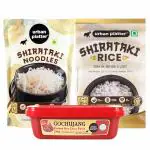 Urban Platter Shirataki Noodles, 270g + Shirataki Rice, 220g + Classic Korean Gochujang, 170g (Combo Pack)