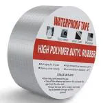 SUKICHI High Polymer Butyl Rubber Tape Waterproof | Perfect solution for Pipe & Roof Leakage, Surface Cracks | Leaves no marks | Very Strong Adhesive | Works in Rain | 5m X 5cm | (STANDARD, 5M x5 CM)
