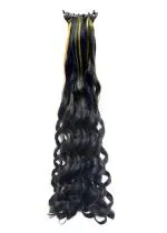 Shivarth Black Curly Extension with Clutcher Nakli Baal for women & girls 18inch 1pc Hair Extension