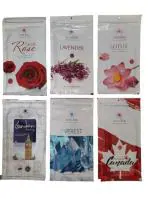 Dhairya Sales Corporation Premium Incense Sticks for Pooja Combo Pack of 6 - Dutch Rose, Lavender, Lotus, London Dreams, Everest, Charismatic Canada (Zipper Pouch Pack)