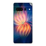 GADGETSWRAP Printed Vinyl Skin Sticker for Google Pixel 7 Pro - Fireflower Abstract L7