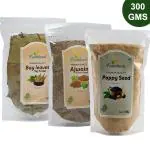 Farmbean Premium Whole Spices Combo Pack 300g (Ajwain 100g, Bay Leaf 100g & Poppy Seeds 100g)