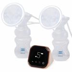 Mee Mee Advanced Digital Electric Dual Breast Pump For Feeding Mothers - 2 Modes for Gentle Massage & Effective Suction - Ideal for Nursing & Breastfeeding and Easy to Carry & Clean (White)