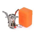 GCA Portable Camp Stove with Piezo Ignition, Stable Support Wind-Resistance Backpacking Stove for Hiking, Camping, Ultralight