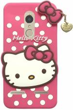 Aviaaz Lenovo K6 Hello Kitty Pink Silicon Back Cover