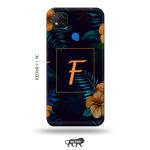 Tweakymod Printed Floral F Back Cover For Redmi 9, Redmi 9C, Poco C31