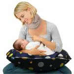 Kradyl Kroft Blue Magic Polka 5 in 1 Baby Feeding Pillow (0-4 Y)