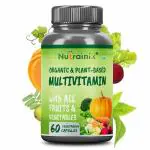 Nutrainix Certified Organic & Plant Based Multivitamin 60 Vegetarian Capsules