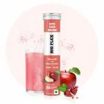 Bigflex Apple Cider Vinegar 500mg with 100mg Pomegranate Extract For Weight Loss | Pack of 1 (20 Fizzy) Effervescent Tablets - Apple Flavour
