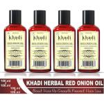 DRONTIKA WILD & PURE Red Onion Oil For Hair Growth Anti Hair Fall 400ml (Pack Of 4)
