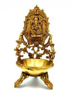 Arihant Craft God Ganesha Oil Lamp Handcrafted Showpiece - 29 cm (Brass, Gold)