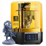 ANYCUBIC Photon Mono M5s Pro Resin 3D Printer, 10.1'' 14K HD Mono LCD, 3X High Speed Printing, Leveling-Free&Intelligent Detection, Large Printing Size of 8.81 x 4.98 x 7.87 Inch