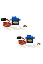 Robotbanao Micro SG90 180 Degree Rotation Servo Motor for Robotics and RC Planes Pack Of 2 EAEC100100-226