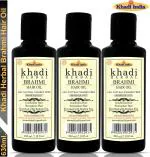 Khadi Herbal Brahmi Oil Nourishes the hair shafts, Boost new hair growth and strengthens current hair 630ml