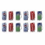 Parteet Multicolor Cane Shape Ball Pens With Keychain (Pack Of 12)