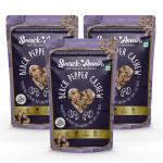 SnackAmor Black Pepper Cashew | Mid Day and Midnight munching partner - Pack of 3 (170g each)