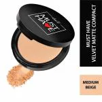 Iba Must Have Velvet Matte Pressed Compact Powder- Medium Beige l High Coverage l Ultra Blendable l Weightless l SPF 15
