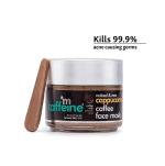 mCaffeine Cappuccino Coffee Face Mask for Acne Prone Skin| 99% Pimple Control with Salicylic Acid