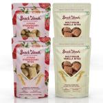 SnackAmor Baked Jowar Strawberry Bites & Multigrain Vanilla Bites| Millet Snack I kids Delight- pack of 4