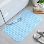 HEMIZA Nonslip Soft Rubber Bath Mat for Bathtub and Shower, Anti Slip Bacterial Anti Bacterial Machine Washable PVC Bath Mat for Bathroom (Size : 70 x 37 cm)