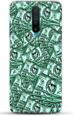 CustomEra Poco X2 Multicolour Moeny Design Polycarbonate Hard Case Back Cover