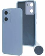 Jkobi Back Cover Case For Oppo A77 4G | Oppo A77s ( Inside Fiber cloth | Smooth Matte Finish | Elegant Professional Look |Light Blue)