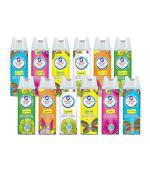 Cotton Mist Clean N Fresh, Feel Me, Hawaian Wave, Janet, Musky Citrus, Cotton Mist Air, Vanilla Plus, Alpine, Scandella, Vibrant, Zest, Ocean Breeze Air Freshener Refills, 200 Ml (Pack Of 12 )