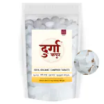 DURGA KAPUR 100% Pure Organic Bhimseni Camphor for Kapur Daani, and Daily Puja - 250 Gm
