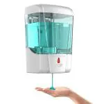 Zap Automatic Touchless Hand Sanitizer Dispenser Plastic White Soap Dispenser 700 ml