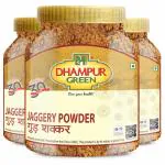 Dhampur Green 2.1Kg Jaggery Powder | 700g x 3 Packs | 100% Organic, 100% Pure & 100% Chemical Free | Jaggery Powder For Tea and Coffee , Milk, Mithai Sweets