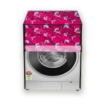 HIZING Waterproof washing machine cover Made for Samsung 6.5 Kg Fully-Automatic Front Loading(WW65R20EKMW/TL) Floral Pink print