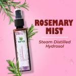 SARVA by Anadi Rosemary Mist for Hair Growth & Skin 100 Ml | Hydrosol Toner Spary for Hair Smoothening, Frizzy Hair Treatment & Naturally Rejuvenates Skin