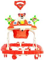 Panda Creation Walker & Rocker With Parent Rod (Red)