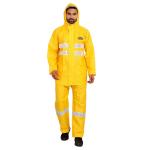The Clownfish Indus Pro Yellow Hood Raincoat For Unisex