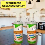 Kitchen Degreaser Cleaner Spray Oil & Grease Stain Remover Stove & Chimney Cleaner Spray(500MLx2)