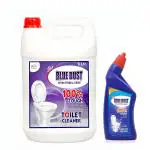 Bluebust Disinfectant Thick Toilet Cleaner,5 Ltr Flush Away Grime Toilet cleaner 5 Litre Refill pack (5 Litres+ 250 Ml)