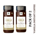 Vanalaya French Vanilla Instant Coffee Vanilla Flavoured Coffee 50gm Pack of 2