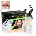 MAYCREATE Nose Wax Kit for Men Women, 50 g Wax, 10 Applicators, 5 Wooden Stick, 10 Little Cups, 1 Protect Sticker, 1 Measuring Cup